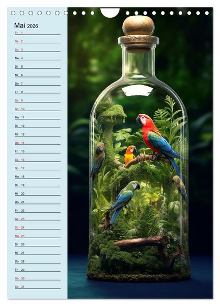 Produktbild: Voll die Flasche (Wandkalender 2026 DIN A4 hoch), CALVENDO Monatskalender