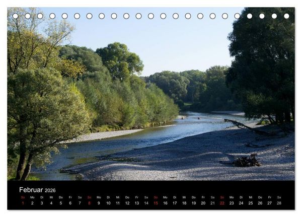 Produktbild: Jakobsweg M&uuml;nchen-Lindau (Tischkalender 2026 DIN A5 quer), CALVENDO Monatskalender