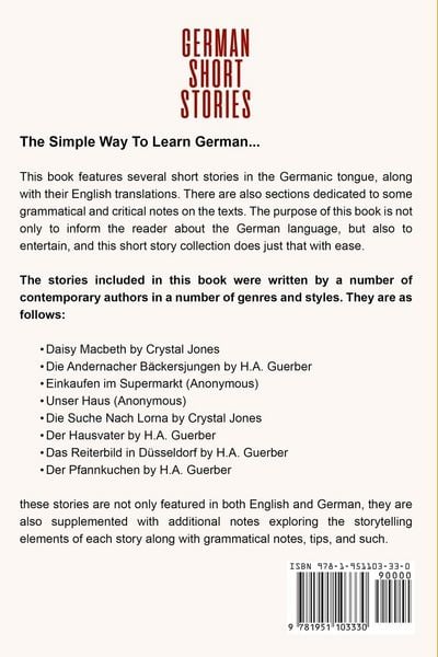 Produktbild: German Short Stories