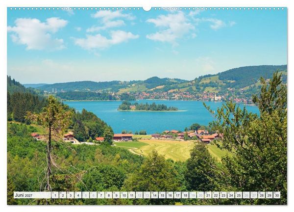 Produktbild: Schliersee-Idylle (Wandkalender 2027 DIN A2 quer), CALVENDO Monatskalender