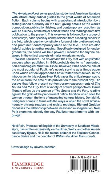 Produktbild: New Essays on the Sound and the Fury