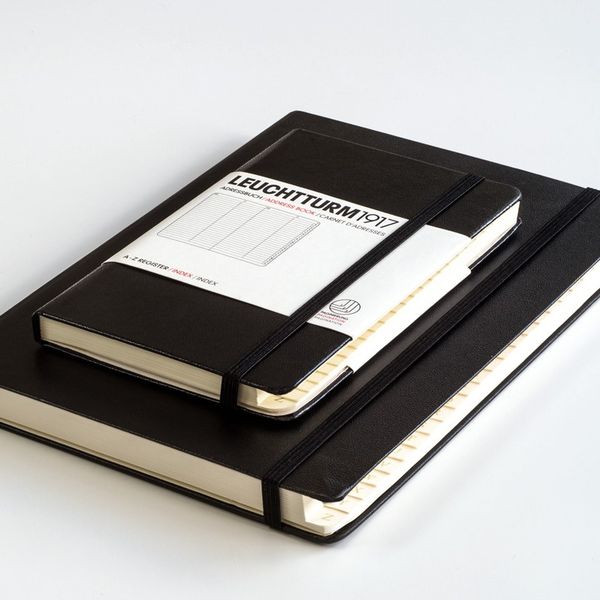 Produktbild: Adressbuch Pocket A6 schwarz