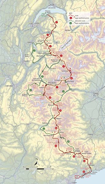 Produktbild: Cycling the Route des Grandes Alpes