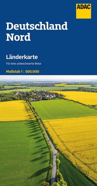 Produktbild: ADAC L&auml;nderkarte Deutschland Nord 1:500.000