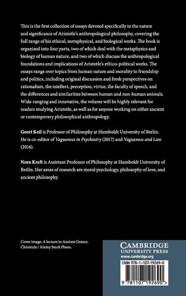 Produktbild: Aristotle's Anthropology
