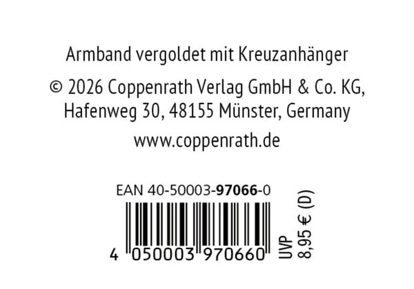 Produktbild: Armband &ndash; Armband mit Kreuzanh&auml;nger