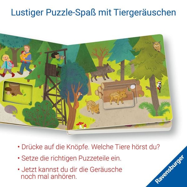 Produktbild: H&ouml;r hin, spiel mit! Bei den Tierkindern