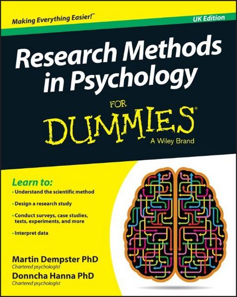 Produktbild: Research Methods in Psychology For Dummies