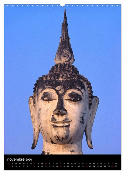 Produktbild: Bouddha Portraits du Sage (Calendrier mural 2026 DIN A2 horizontal) calendrier de bureau