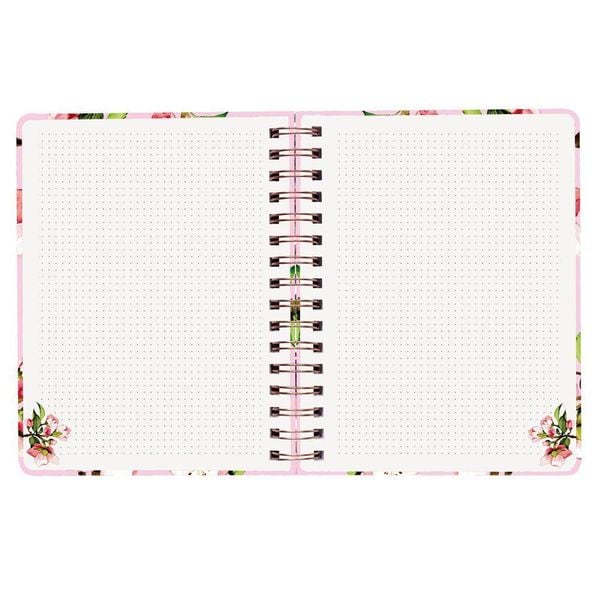 Produktbild: Ringbuch Hardcover Kirschbl&uuml;te rosa