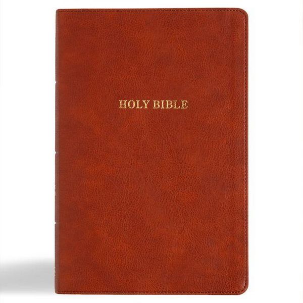 Produktbild: KJV Giant Print Reference Bible, Burnt Sienna Leathertouch