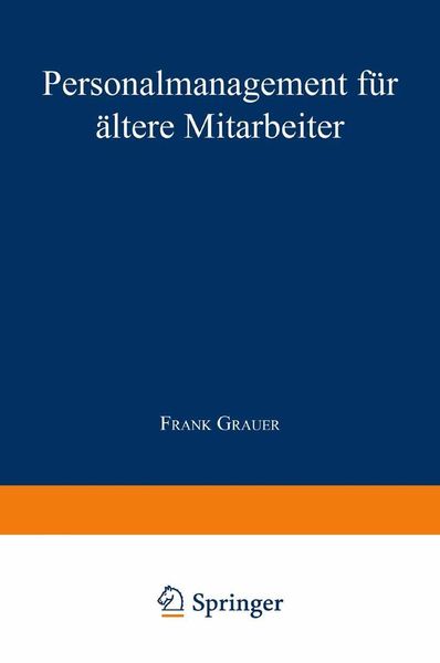 Produktbild: Personalmanagement f&uuml;r &auml;ltere Mitarbeiter