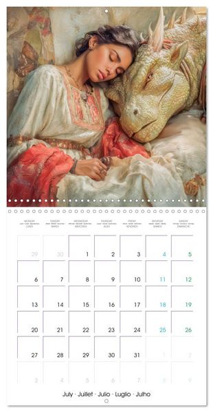 Produktbild: Dragons - A never-ending fascination (Wall Calendar 2026 12 &times; 12 Inch) CALVENDO 12 Month Wall Calendar