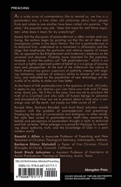 Produktbild: Theology for Preaching
