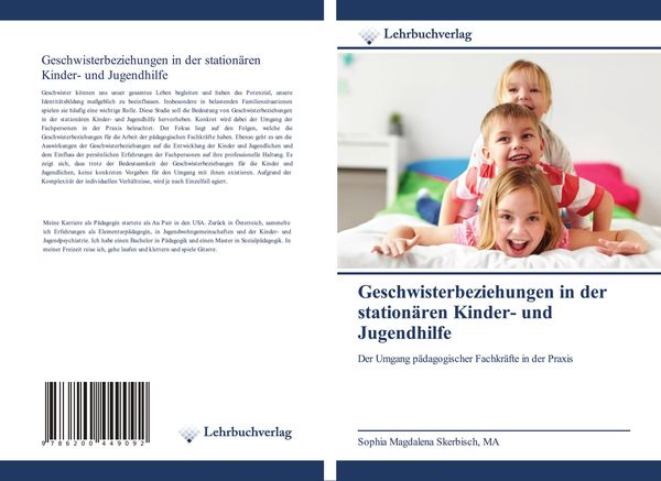 Produktbild: Geschwisterbeziehungen in der station&auml;ren Kinder- und Jugendhilfe