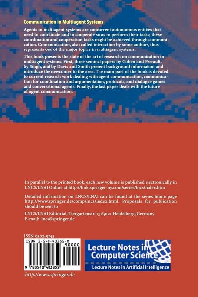 Produktbild: Communication in Multiagent Systems