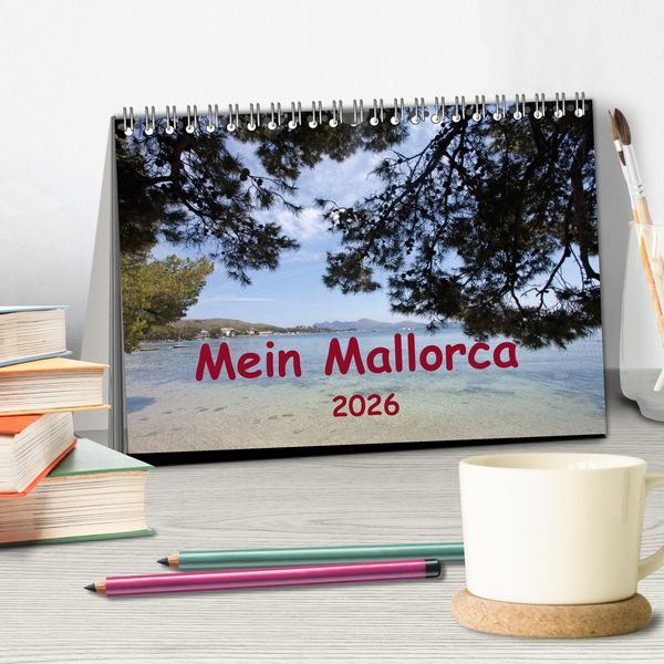 Produktbild: Mein Mallorca (Tischkalender 2026 DIN A5 quer), CALVENDO Monatskalender