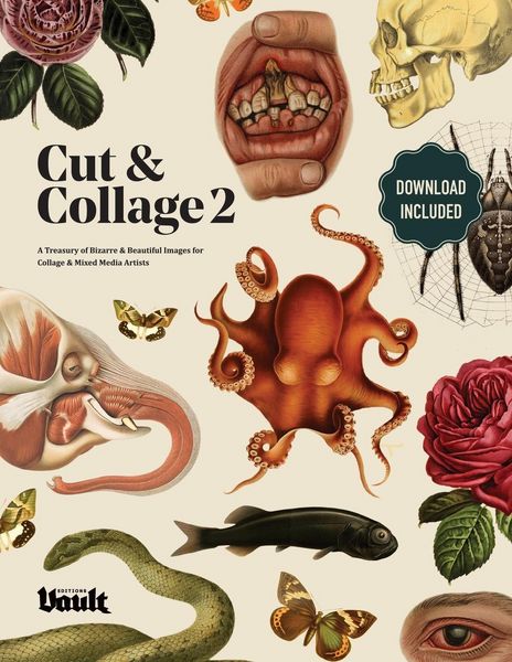 Produktbild: Cut and Collage A Treasury of Bizarre and Beautiful Images for Collage and Mixed Media Artists Volume.2