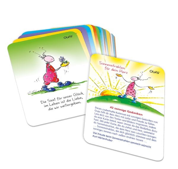Produktbild: Oups Karten - &bdquo;Sonnenstrahlen für unser Herz&rdquo;