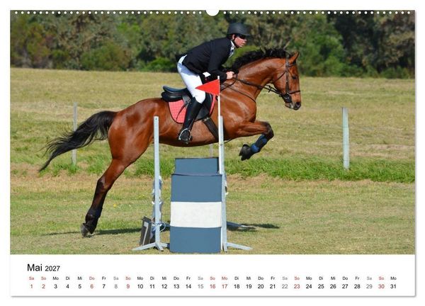 Produktbild: Vielseitigkeitsreiten (Wandkalender 2027 DIN A2 quer), CALVENDO Monatskalender