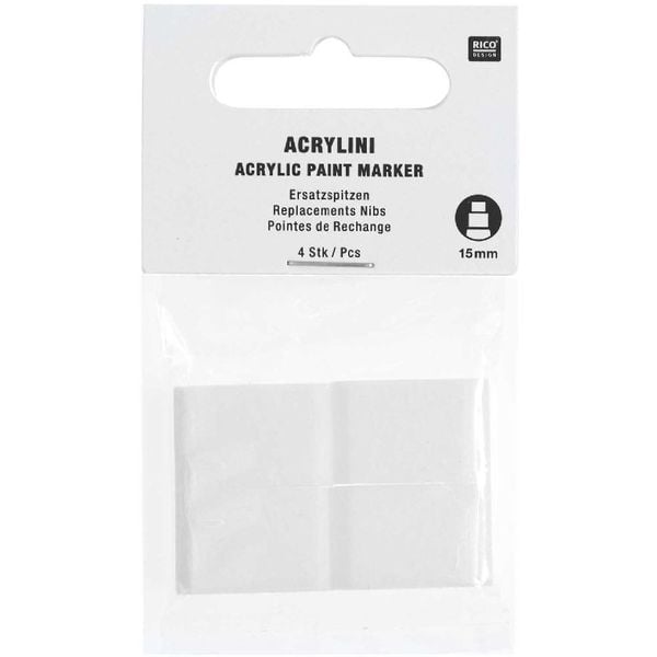 Produktbild: Ersatzspitzen Acrylini Marker XL, 15 mm 4 Stk