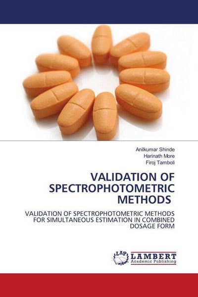 Produktbild: Validation Of Spectrophotometric Methods