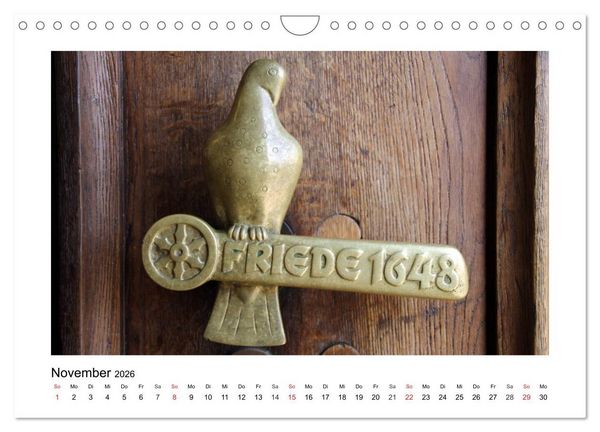 Produktbild: Die Friedensstadt Osnabr&uuml;ck (Wandkalender 2026 DIN A4 quer), CALVENDO Monatskalender