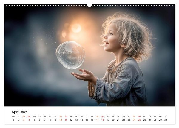 Produktbild: Kinder. Landkinder - Lebendig. Frei. Gl&uuml;cklich. (Wandkalender 2027 DIN A2 quer), CALVENDO Monatskalender