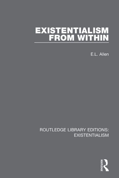 Produktbild: Existentialism from Within