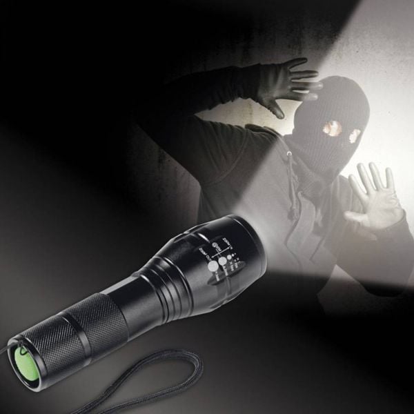EASYmaxx Security Funktions-Taschenlampe 4,5V schwarz