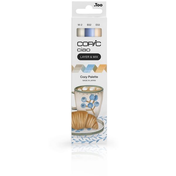 Produktbild: Copic Marker Set Ciao LAYER&MIX Cozy Palette 3 St&uuml;ck Faltschachtel