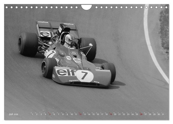 Produktbild: Grand Prix - Formel-Rennen 1972-1977 (Wandkalender 2026 DIN A4 quer), CALVENDO Monatskalender
