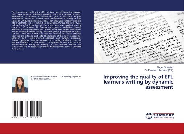 Produktbild: Improving the quality of EFL learner's writing by dynamic assessment