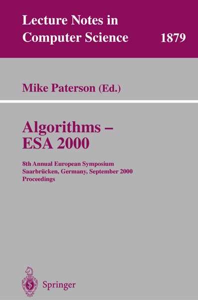 Produktbild: Algorithms - ESA 2000
