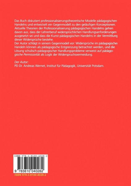 Produktbild: P&auml;dagogische Permissivit&auml;t