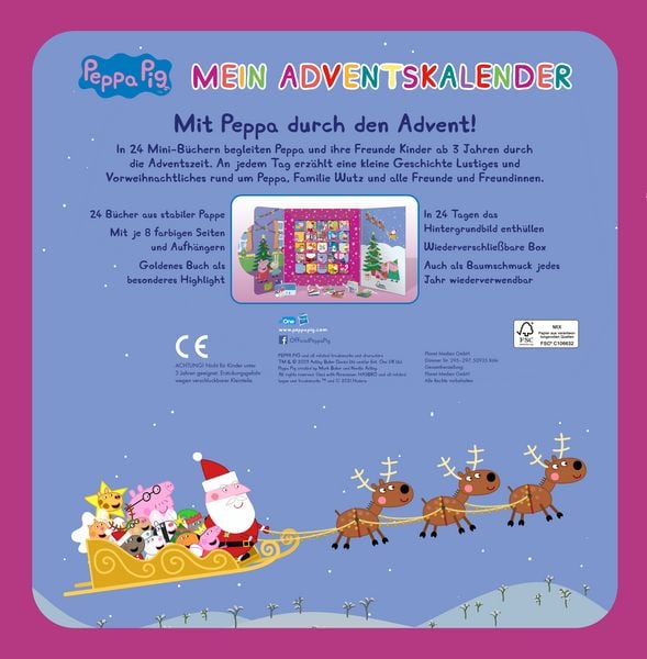Produktbild: Peppa Pig Adventskalender I Peppa Wutz
