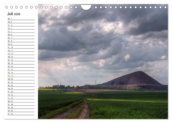 Produktbild: Schachtanlagen in Mansfeld S&uuml;dharz (Wandkalender 2026 DIN A4 quer), CALVENDO Monatskalender
