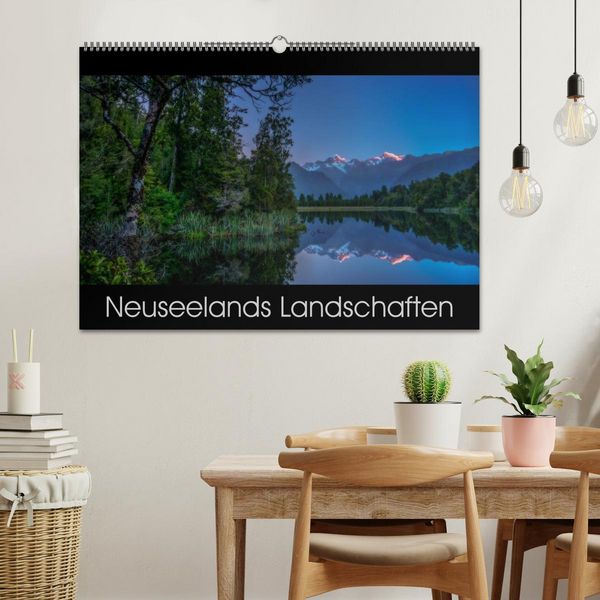 Produktbild: Neuseelands Landschaften (Wandkalender 2026 DIN A2 quer), CALVENDO Monatskalender