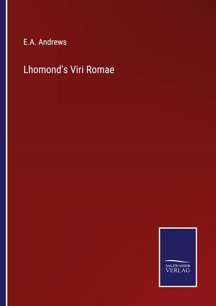 Produktbild: Lhomond's Viri Romae
