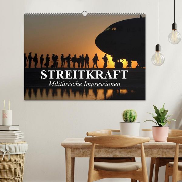 Produktbild: Streitkraft. Milit&auml;rische Impressionen (Wandkalender 2026 DIN A2 quer), CALVENDO Monatskalender