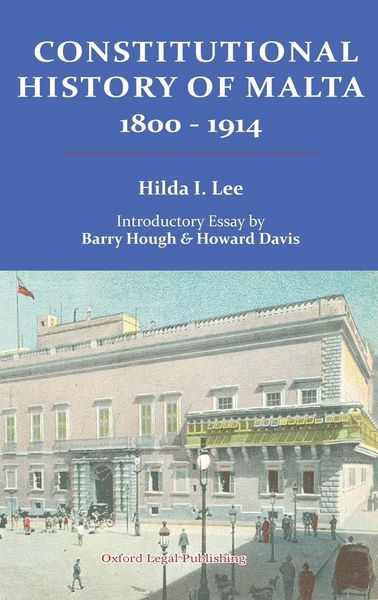 Produktbild: Constitutional History of Malta 1800-1914