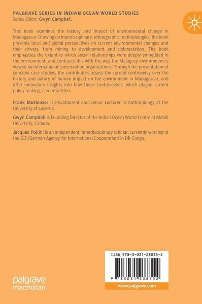Produktbild: Perceptions and Representations of the Malagasy Environment Across Cultures