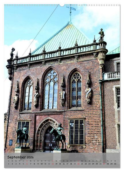 Produktbild: Freie Hansestadt BREMEN (hochwertiger Premium Wandkalender 2026 DIN A2 hoch), Kunstdruck in Hochglanz