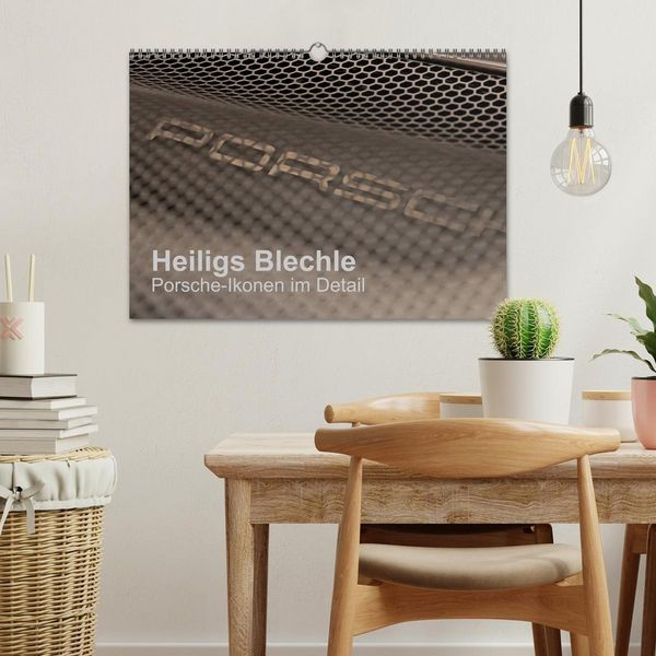 Produktbild: Heiligs Blechle - Porsche-Ikonen im Detail (Wandkalender 2026 DIN A3 quer), CALVENDO Monatskalender
