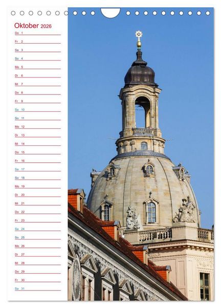 Produktbild: Frauenkirche Dresden (Wandkalender 2026 DIN A4 hoch), CALVENDO Monatskalender