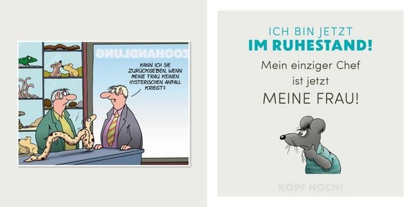 Produktbild: Kopf hoch! Schwarzer Humor für den Ruhestand