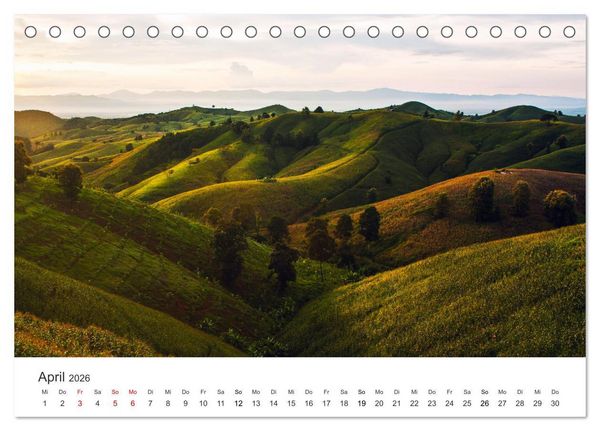 Produktbild: Thailand - Das Land des L&auml;chelns. (Tischkalender 2026 DIN A5 quer), CALVENDO Monatskalender