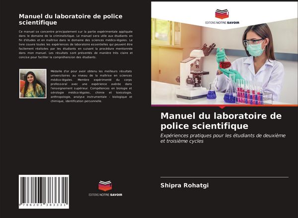 Produktbild: Manuel du laboratoire de police scientifique