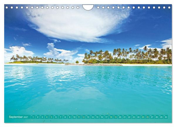 Produktbild: Reif f&uuml;r die Insel: Fernweh & Traumziele (Wandkalender 2027 DIN A4 quer), CALVENDO Monatskalender