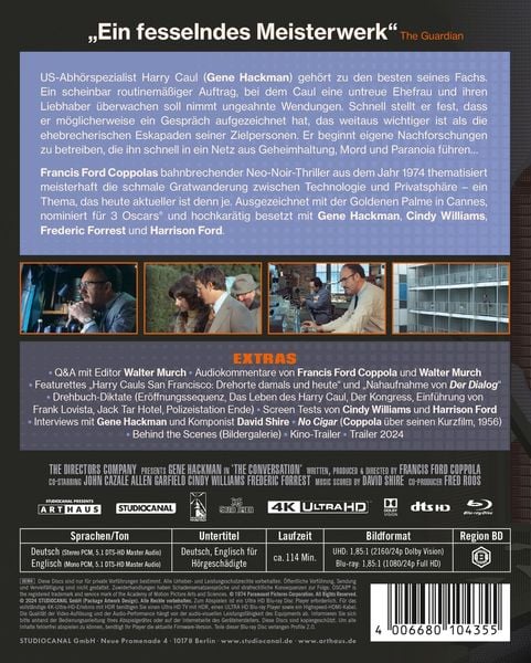 Produktbild: Der Dialog - 50th Anniversary Edition (4K Ultra HD) + (Blu-ray)